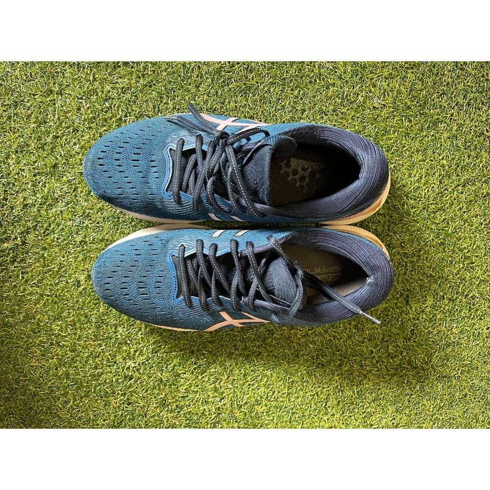 Asics Gel-Nimbus 24 Womens US 10 Running Shoes Blue Barely Rose Athletic Sneaker - Picture 3 of 7